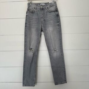 Zara Women’s 4 Grey Slim Jeans New
